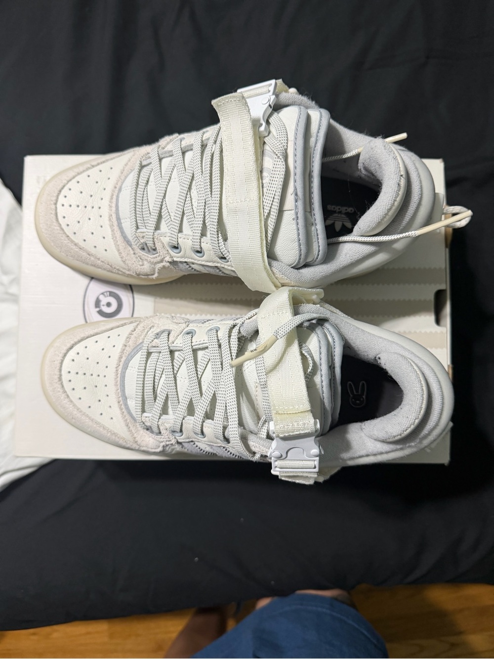 Bad Bunny x adidas Forum Buckle Low “Last Forum” in Cloud White